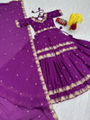 Pc 552 Chinon Silk Sequence Work Designer Lehenga Choli Wholesalers In Delhi